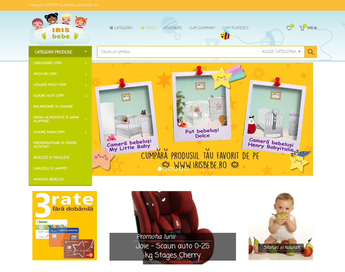 IrisBebe - Magazin Online Articole bebelusi si copii serverxtrem.ro